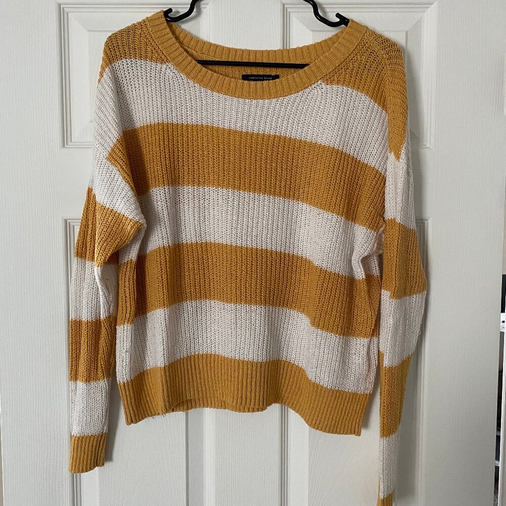 Striped American Eagle Sweater